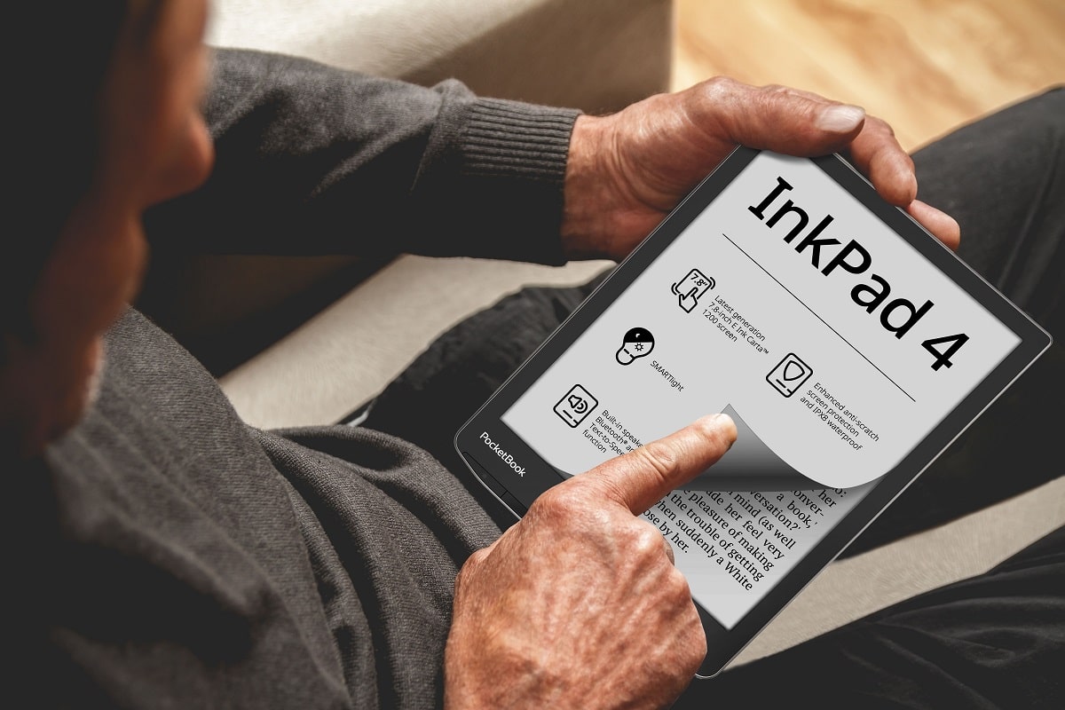 PocketBook InkPad 4, un dispositivo perfecto para para leer y escuchar