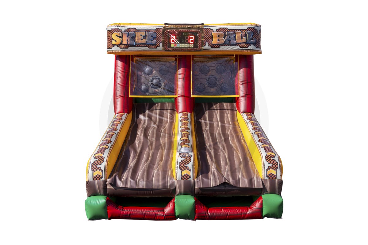 2 Lane Skee Ball Game Rental in Las Vegas Jumper Man Party Rentals