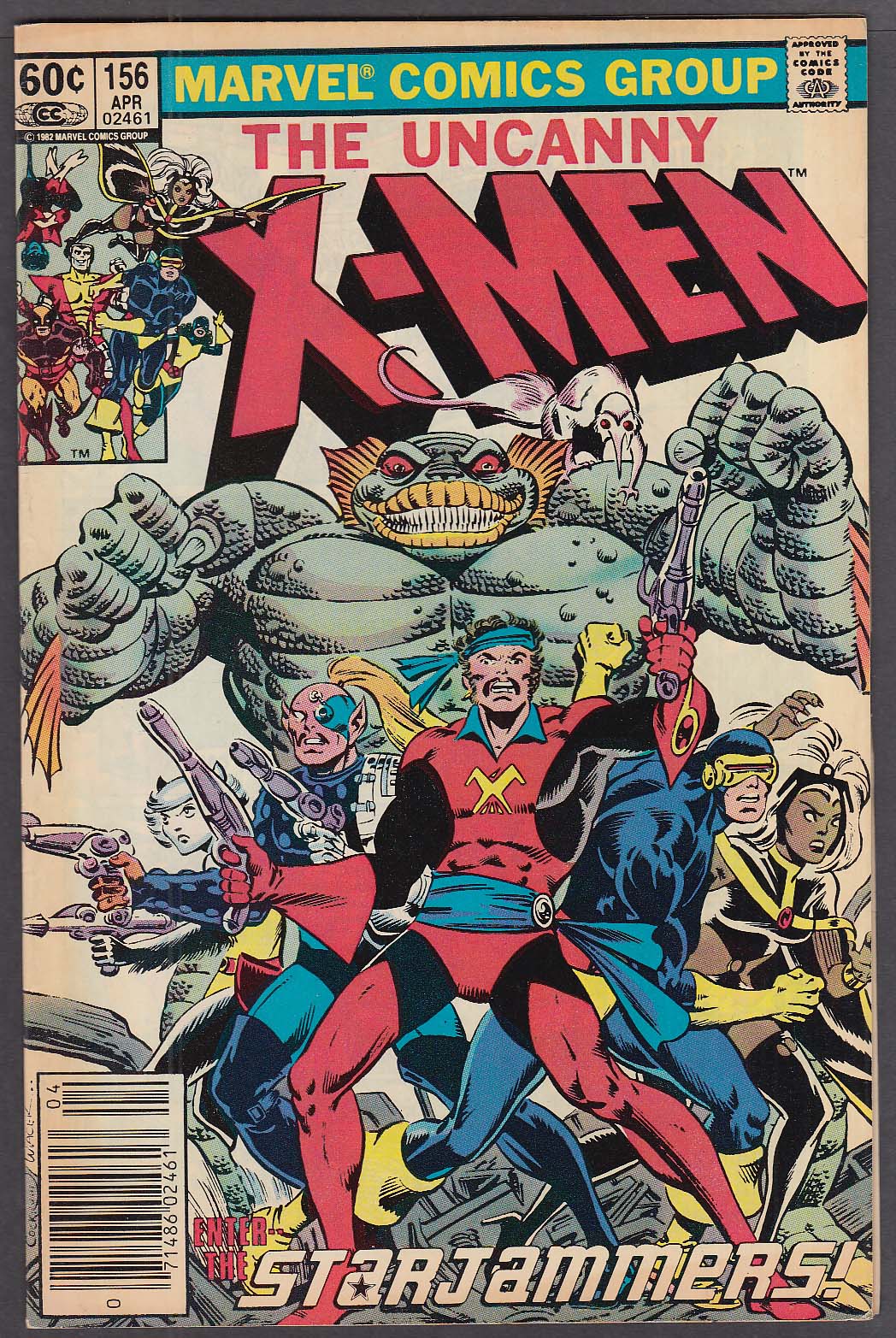 UNCANNY XMEN 156 Marvel comic book 4 1982