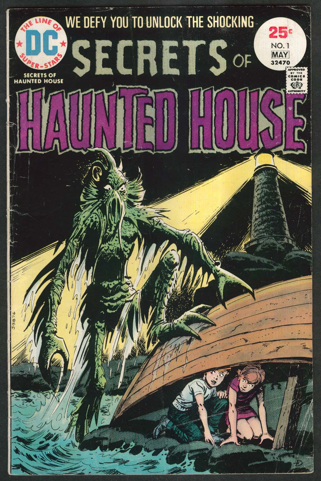 SECRETS of HAUNTED HOUSE 1 DC comic book 45 1975