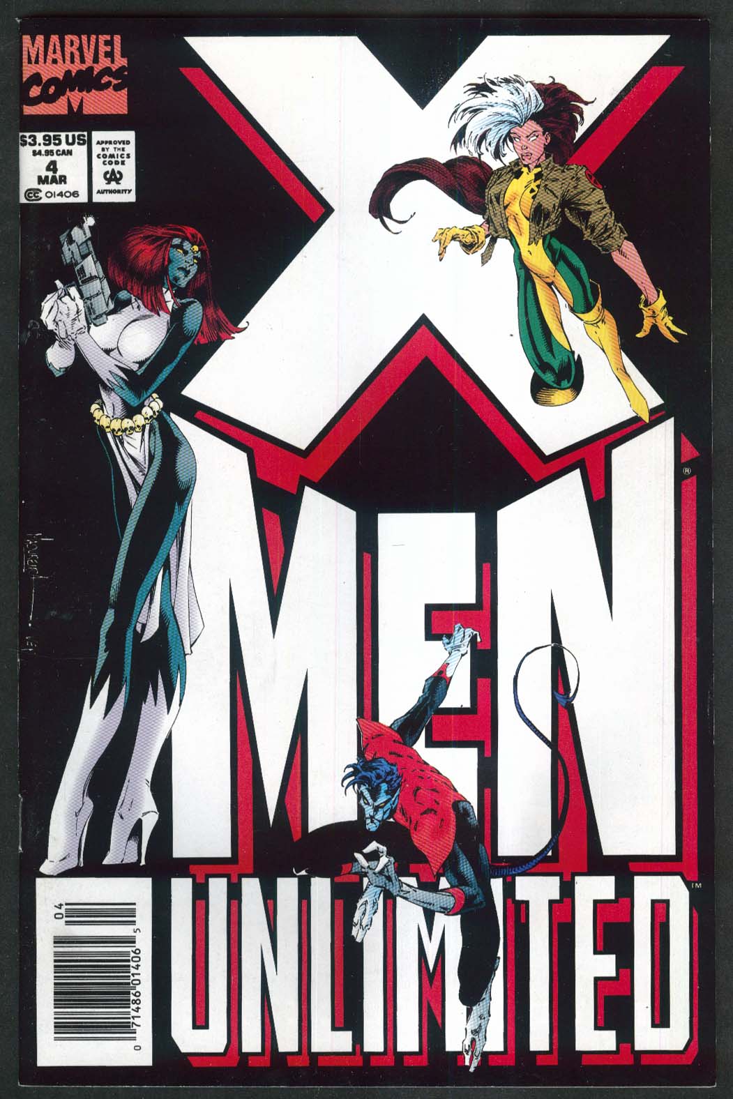 XMEN UNLIMITED 4 Marvel comic book 3 1994