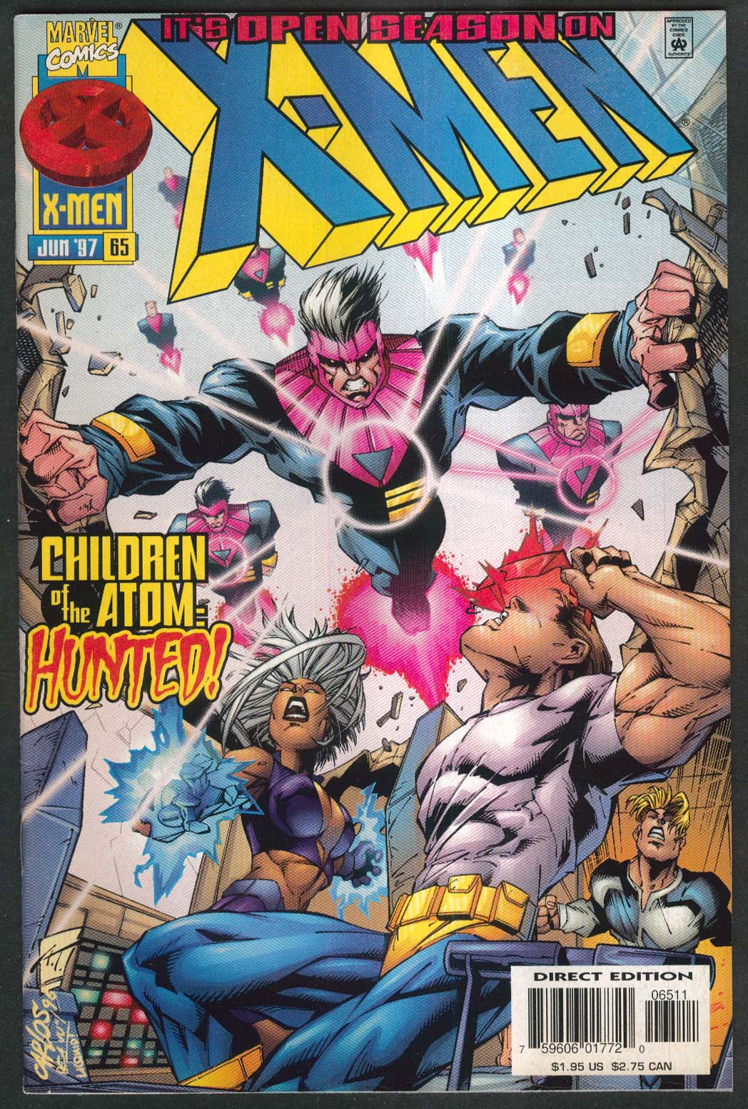 XMEN 65 Marvel comic book 6 1997