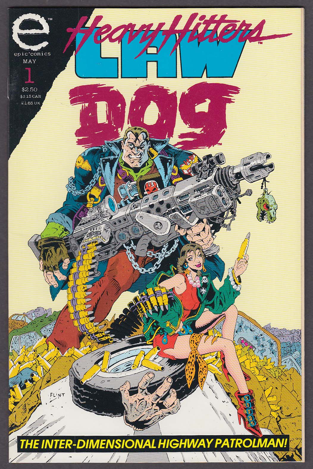 LAW DOG 1 Epic comic book 5 1993