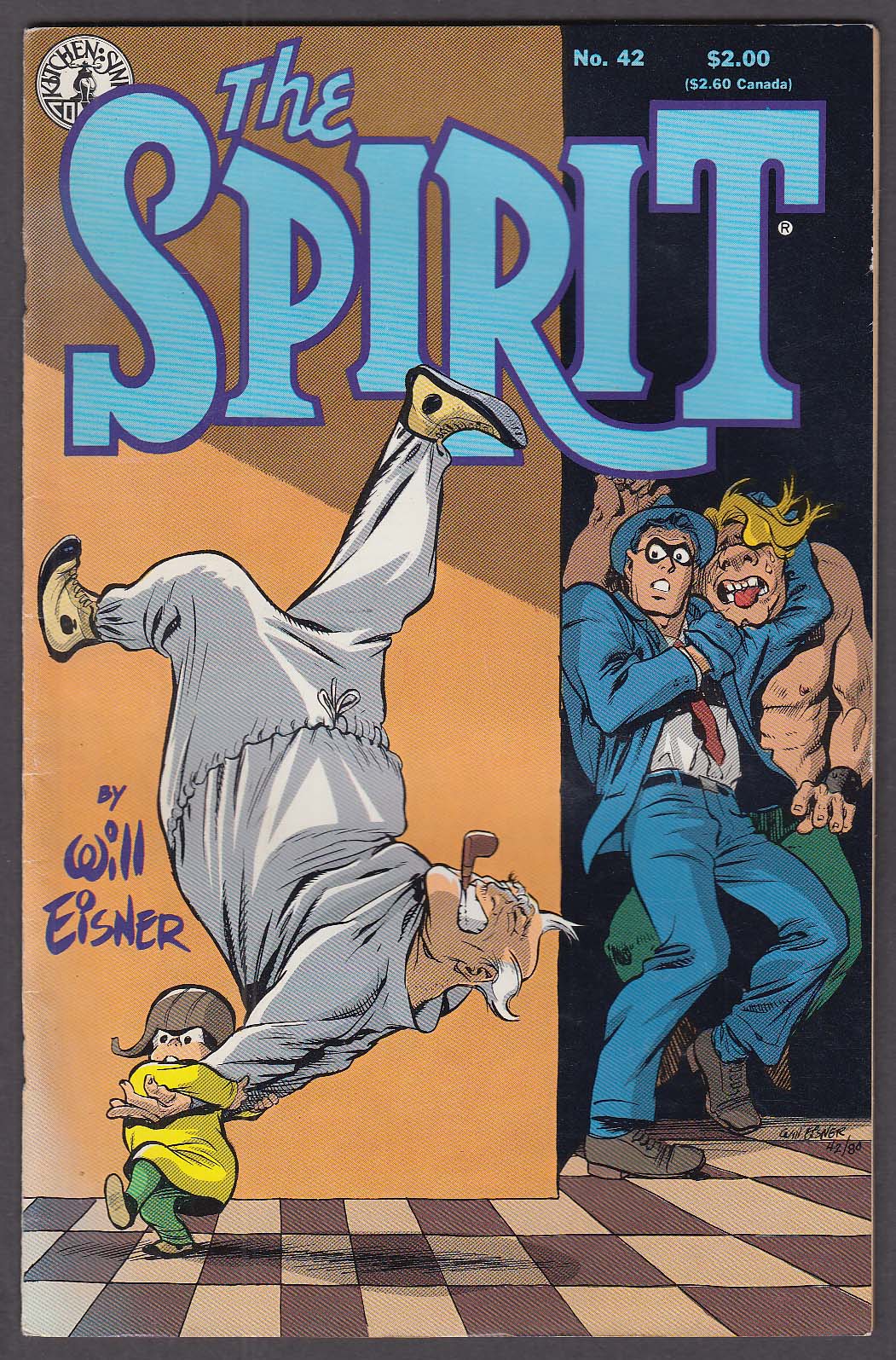 The SPIRIT 42 Kitchen Sink comic book 4 1988 Will Eisner
