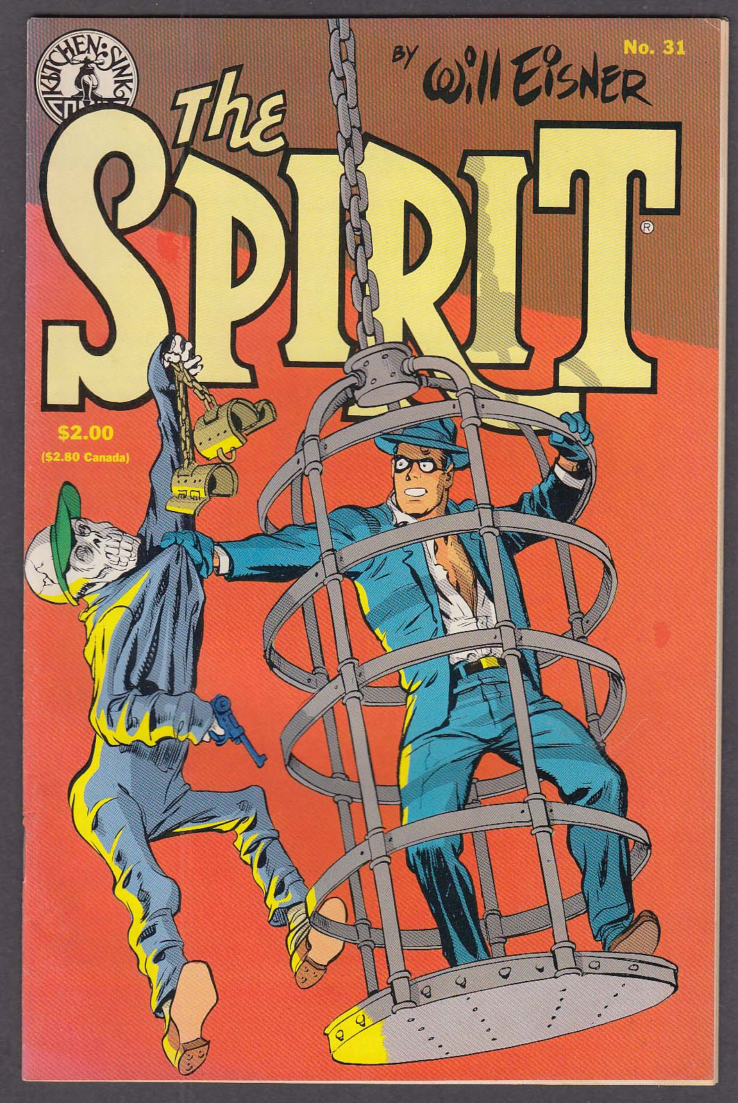 The SPIRIT 31 Kitchen Sink comic book 5 1987 Will Eisner