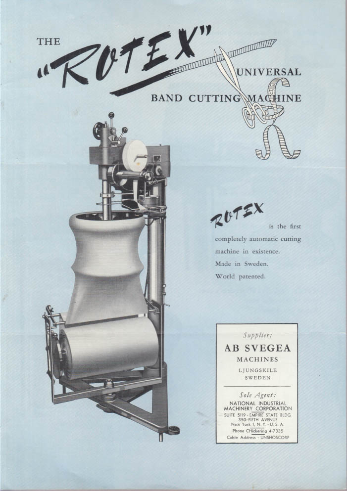 Ab Svegea ROTEX Universal Band Cutting Sewing Machine Attachment folder