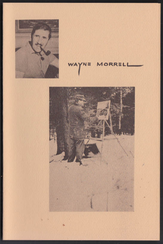 Artist Wayne Morrell promotional folder Rockport Mass 1960s