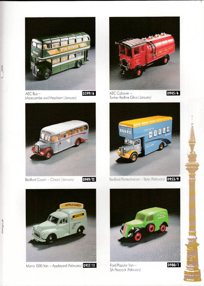 CLASSICS toy vehicle Dealer catalog 1989 w/ US Commercial Series trucks