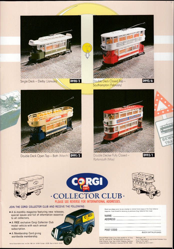 CLASSICS toy vehicle Dealer catalog 1989 w/ US Commercial Series trucks