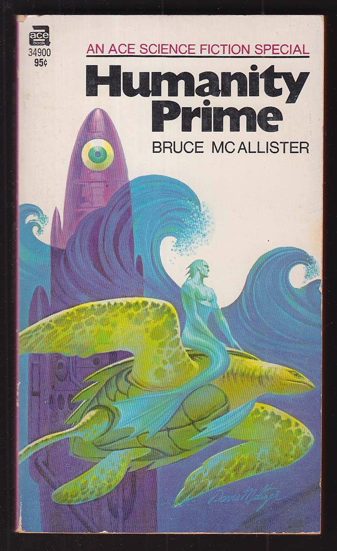 Bruce McAllister Humanity Prime PBO 1st 1971 Davis Meltzer scifi