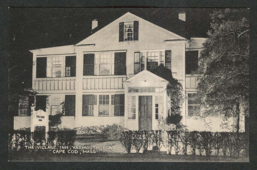 Village Inn Yarmouth Port Cape Cod MA postcard 1920s