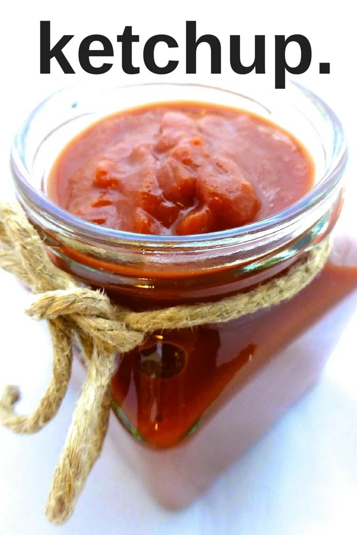 Homemade Ketchup Recipe Simple. Tasty. Good.