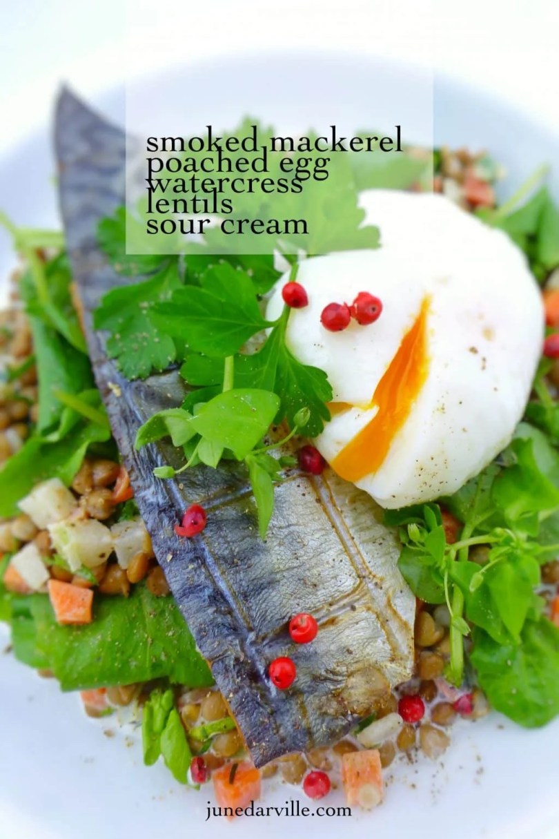 Easy Smoked Mackerel And Lentils Simple. Tasty. Good.