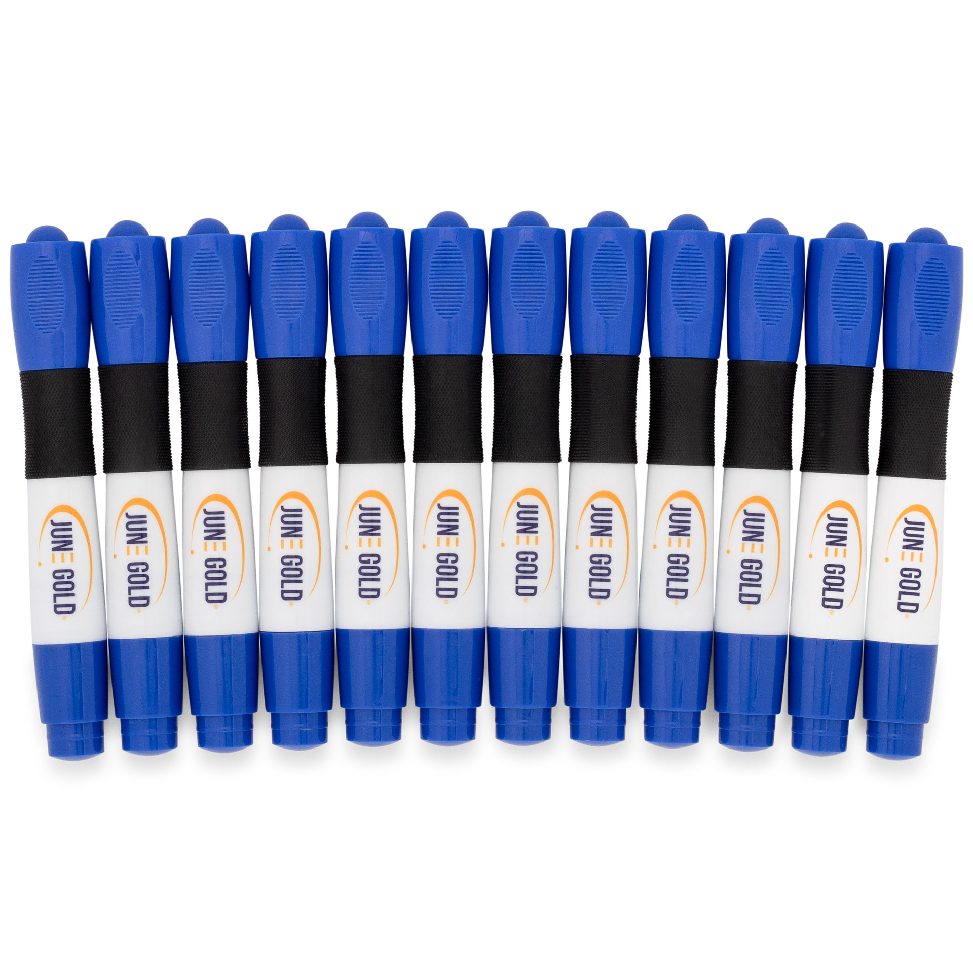 36 Pack of Blue Chisel Tip Dry Erase Markers June Gold