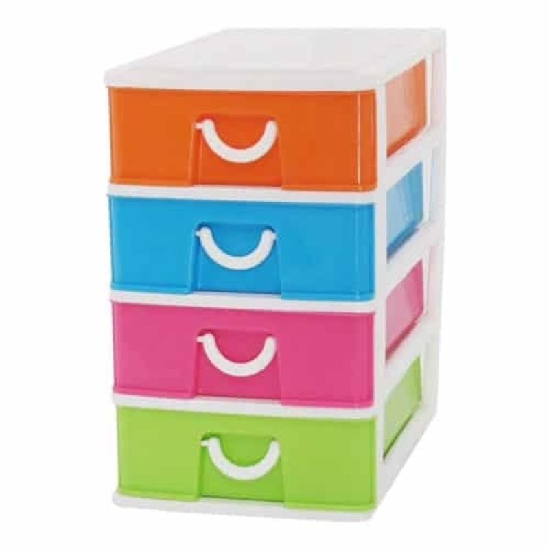 Coloured Mini Drawer Set Jungle.lk