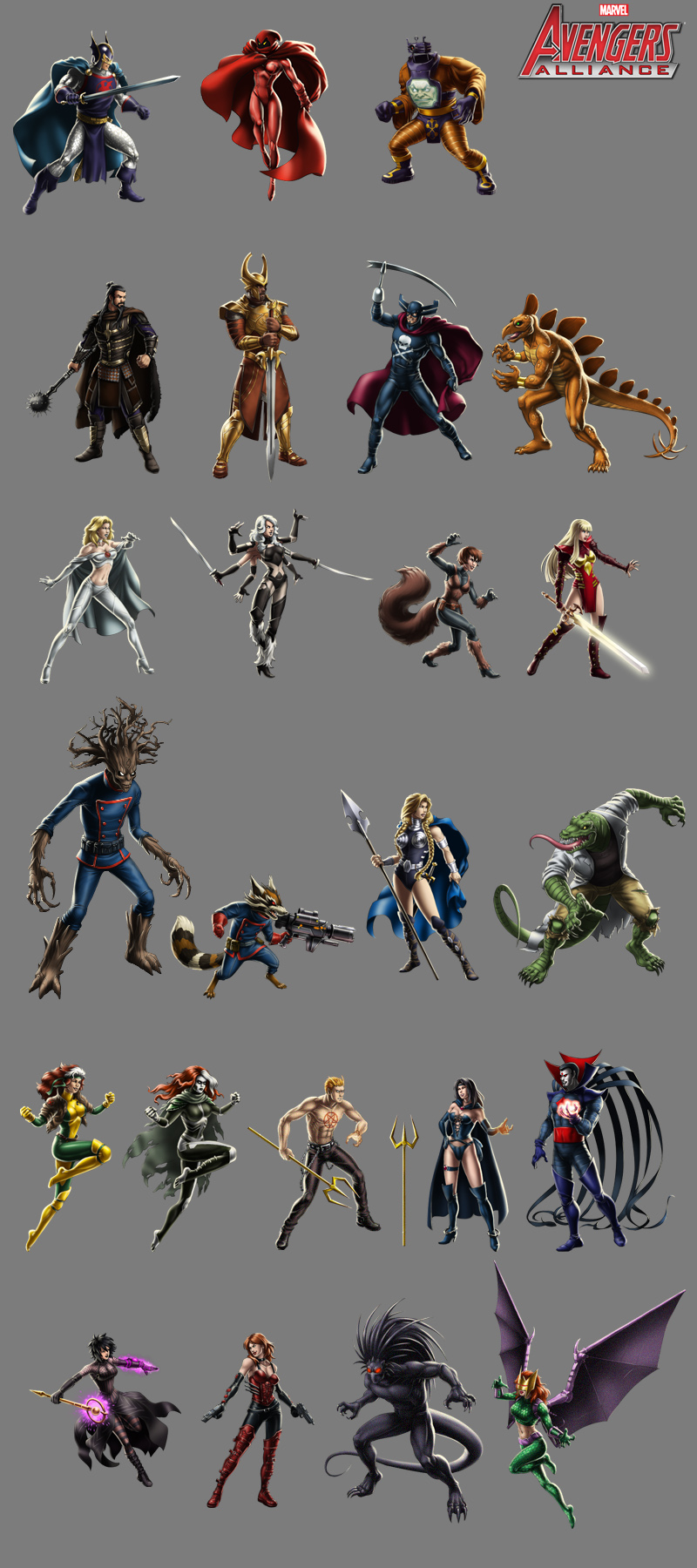 Marvel Avengers Alliance Sprites Kelly Hamilton