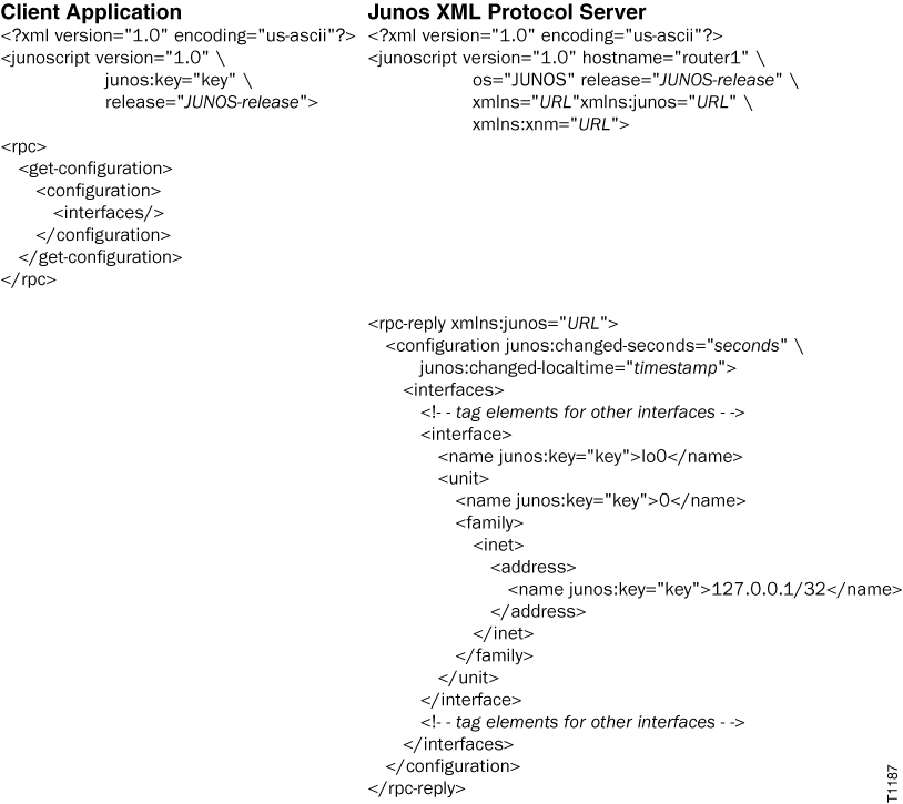 Requesting Identifier Indicators for Configuration Elements Using the
