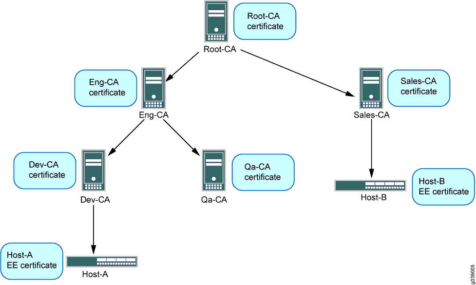 Example Configuring a Device for Peer Certificate Chain Validation