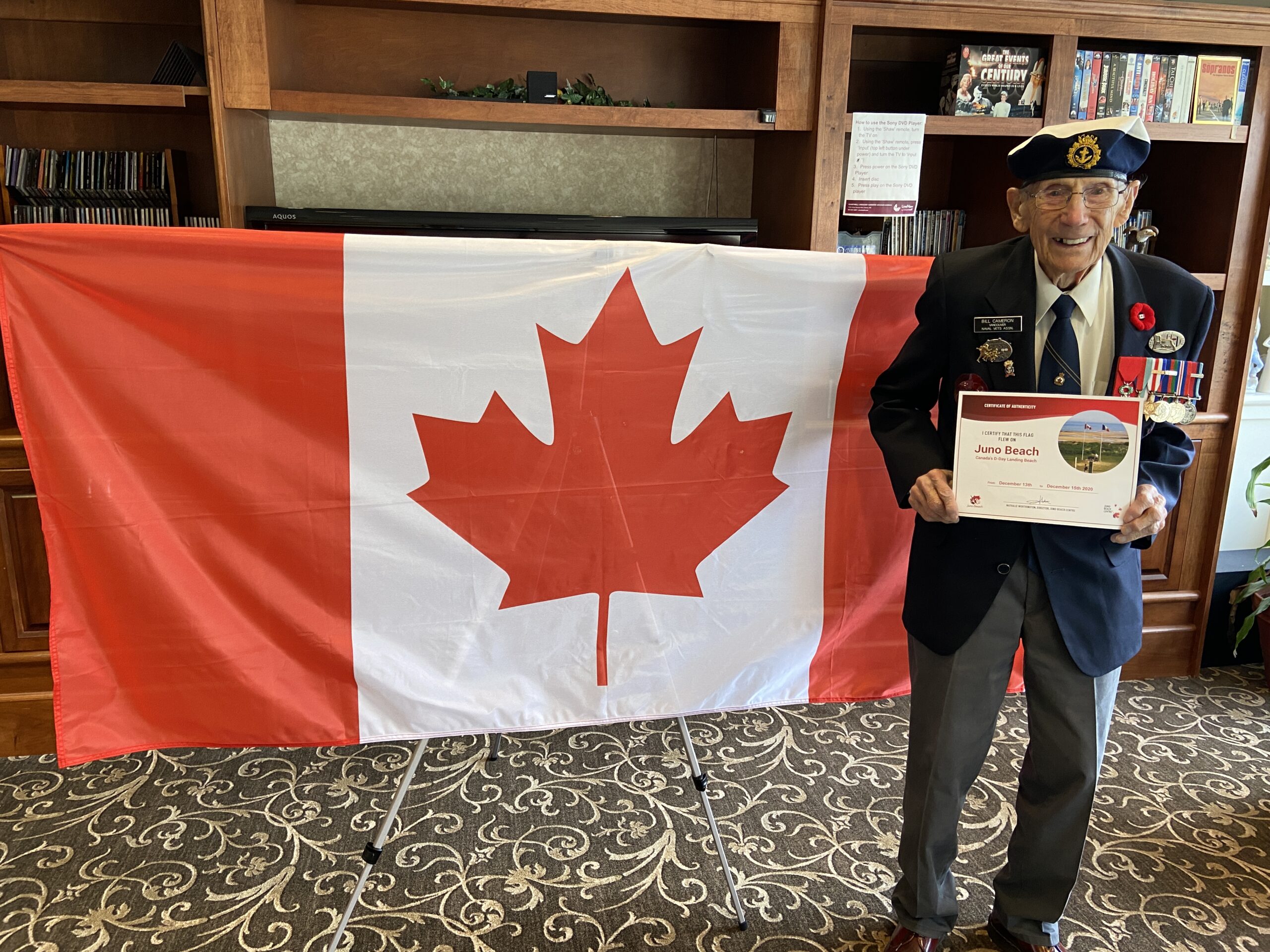 Farewell Bill Cameron (19242024) Juno Beach Centre