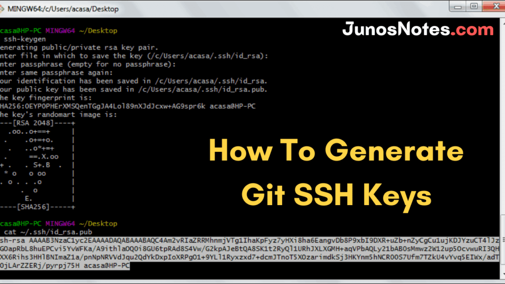 How To Generate Git SSH Keys Process of Git Generate SSH Key on