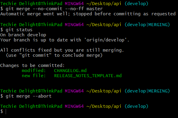 How To Compare Two Git Branches Comparing Two Branches Using git diff