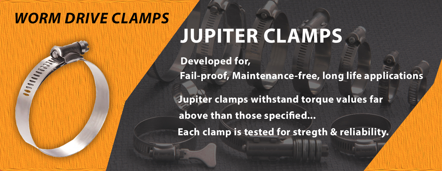 Worm Drive Clamps, T Bolt Clamp, V Band Clamps, Muffler Clamps