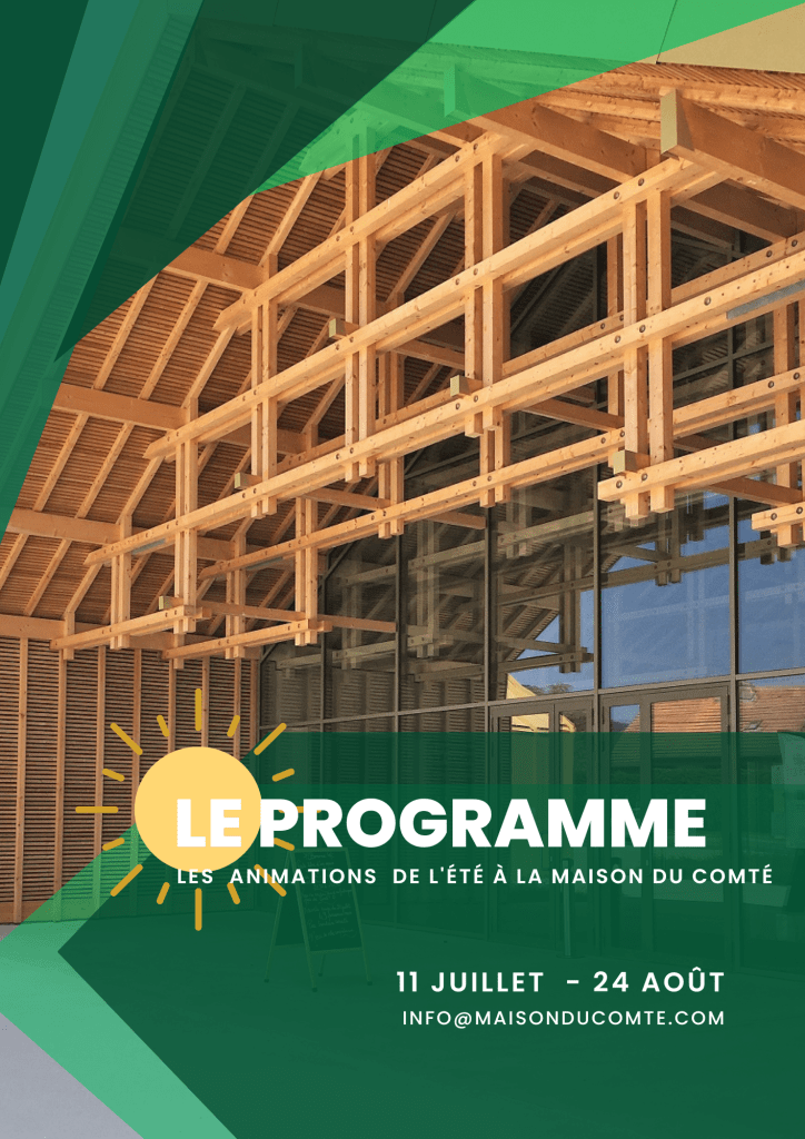 Les animations de l’été à la Maison du Comté Juramusées