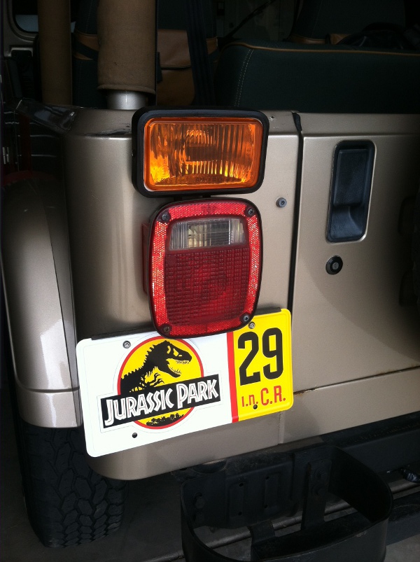 Light bar Jurassic Jeep 65 Million Years in the Making