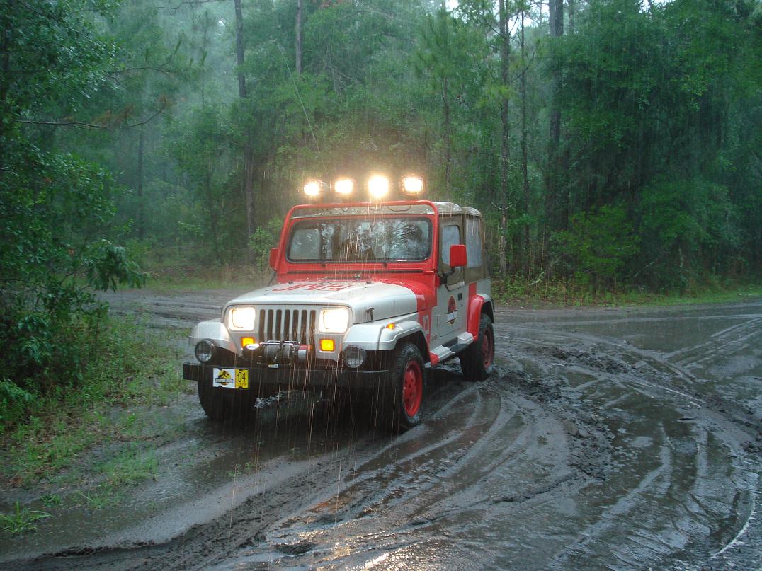 1993 Jeep Wrangler Sahara [YJ] in "Jurassic Park, 1993"
