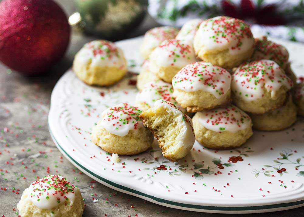 These glazed lemon cookies are a soft baked sugar cookie topped with a fresh lemon glaze. Italian Lemon Ricotta Cookies Just A Little Bit Of Bacon