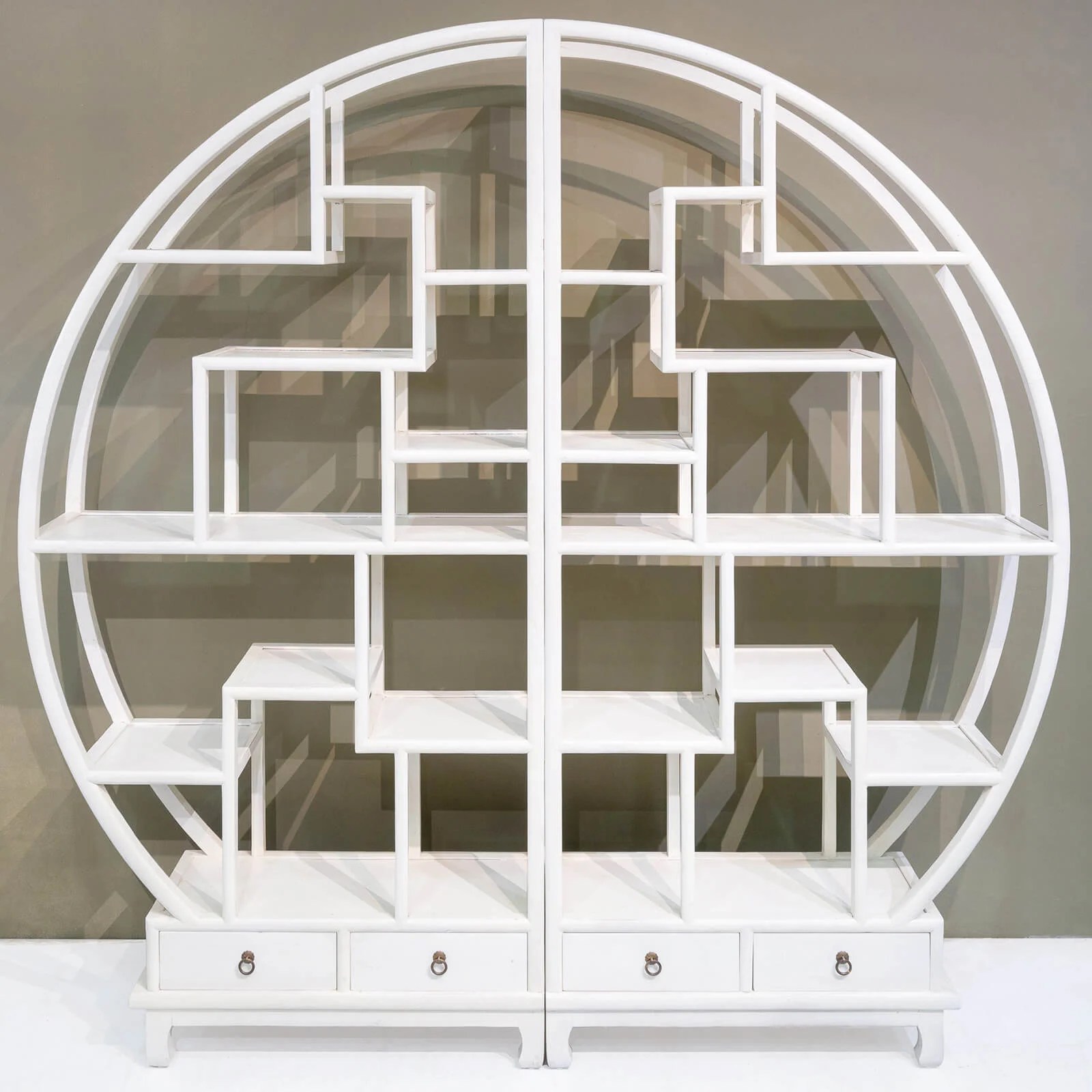 Chinese Round Display Shelf Just Anthony