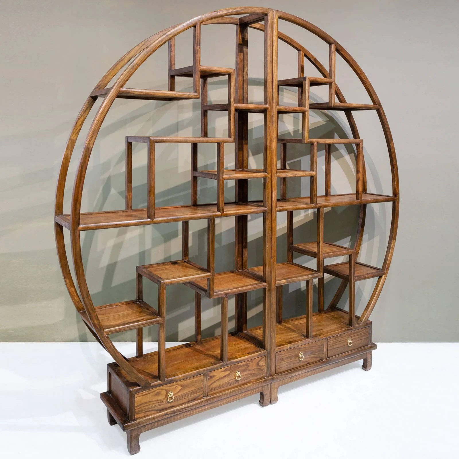Chinese Round Display Shelf Just Anthony