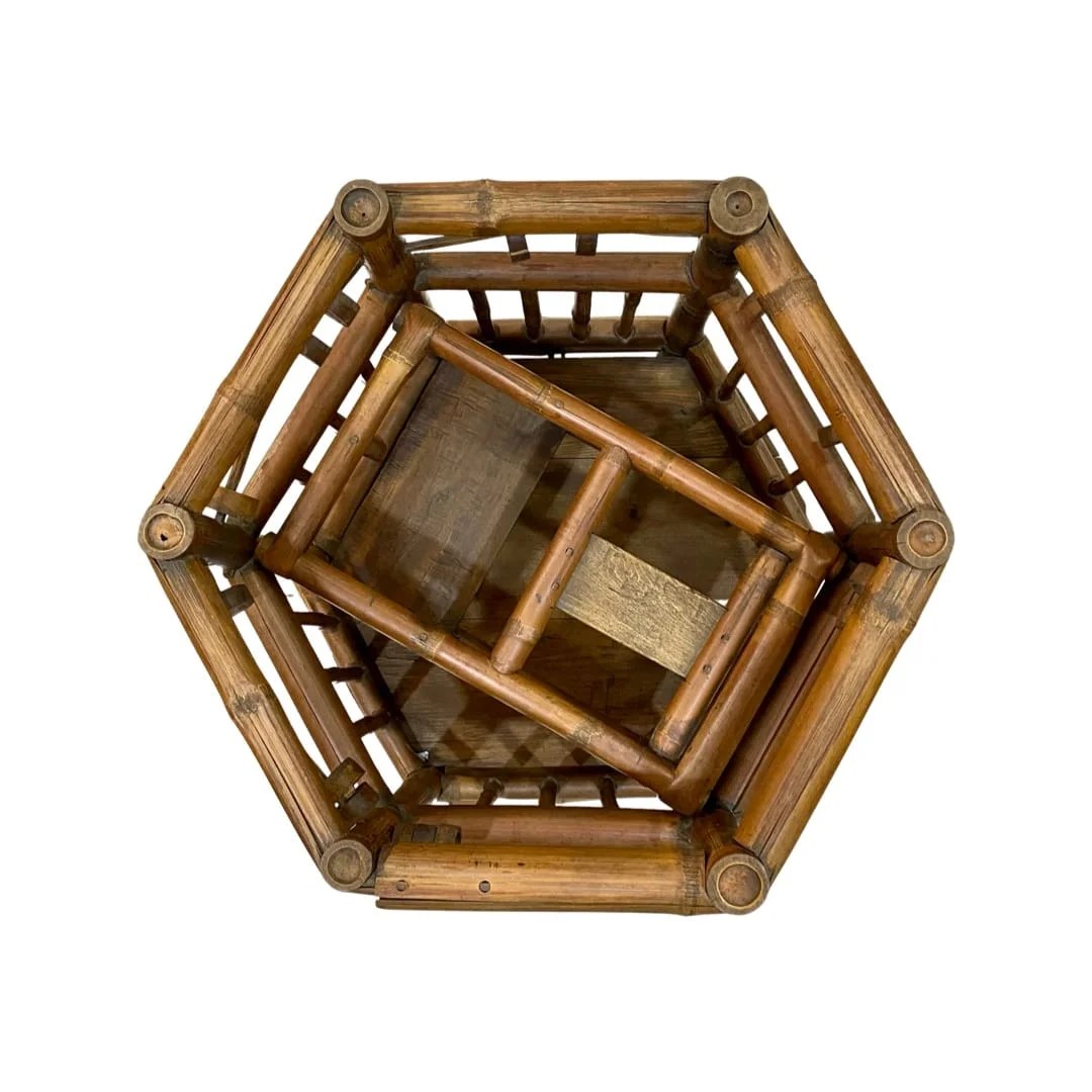 Old 6sided Bamboo Baby Chair Just Anthony