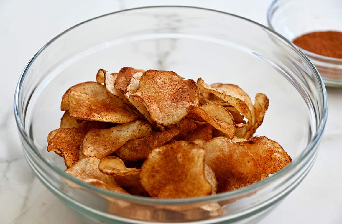 Homemade Barbecue Potato Chips Just a Taste