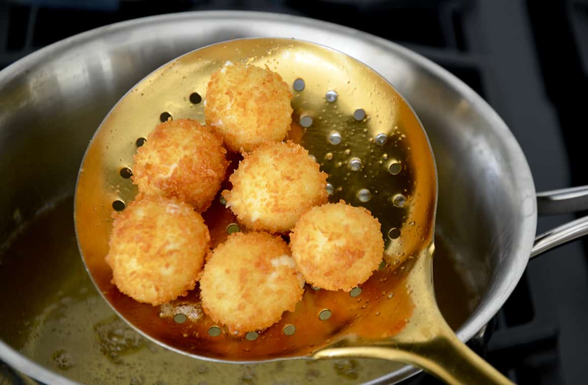 Fried Goat Cheese Balls (Air Fryer) Just a Taste