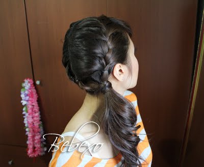 Double French Braid Side Ponytail Hairstyle Bebexo Lifestyle Blog