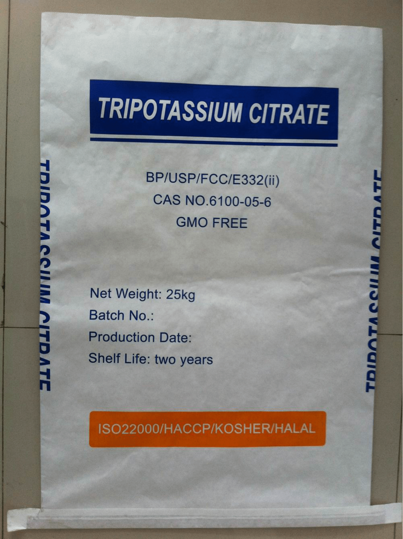 Potassium Citrate Manufacturer in China, Buy Potassium Citrate at