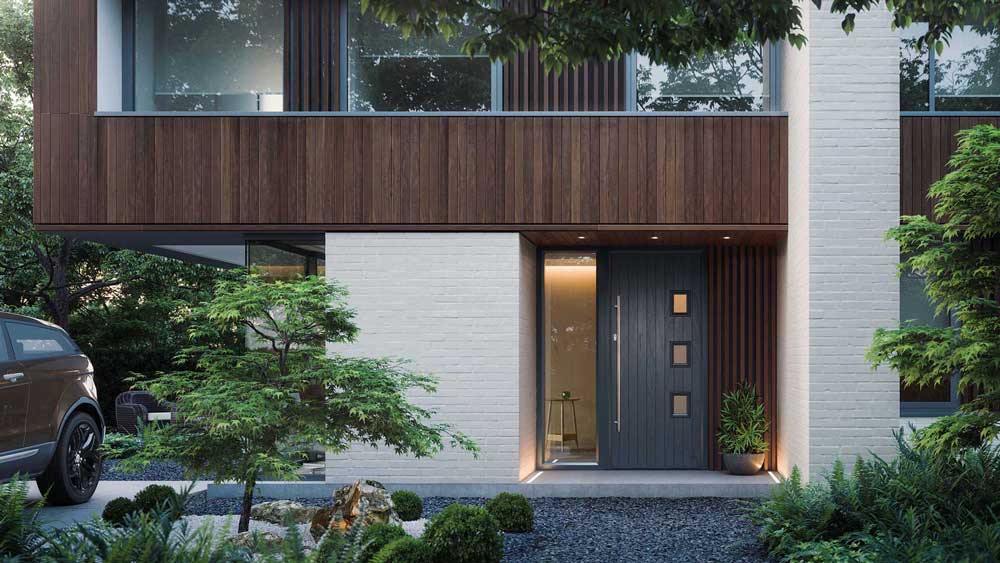 Composite Front Doors and Side Panels