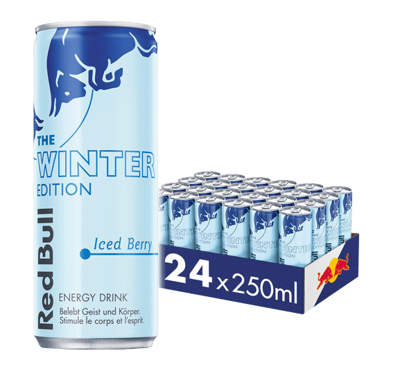 Red Bull Winter Edition, Energy Drink, Iced Berry, 250ml, 24Pack