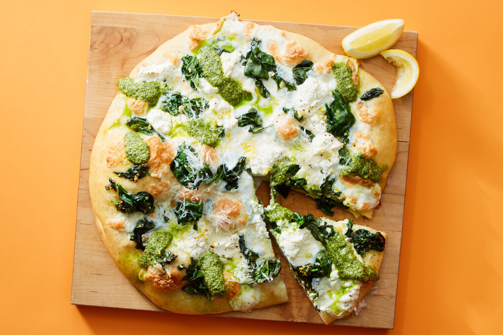 Broccoli White Pizza Just Farmed