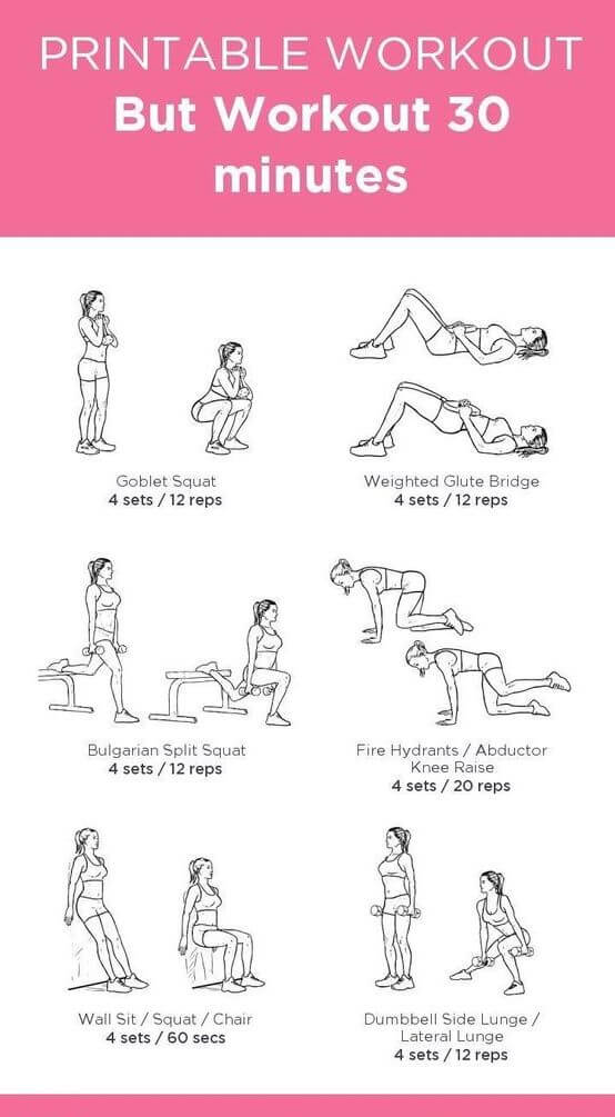 Glute building workout plan with pdf JustFit Glute building workout plan with pdf JustFit
