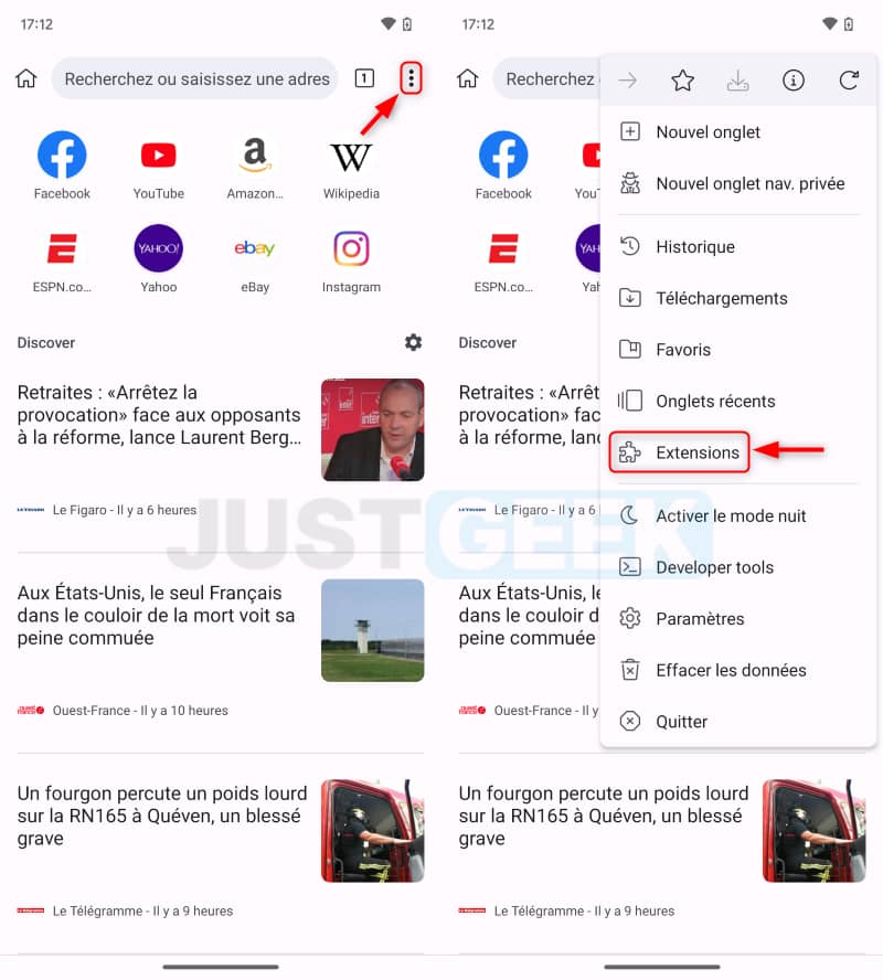 Comment utiliser des extensions Google Chrome sur Android