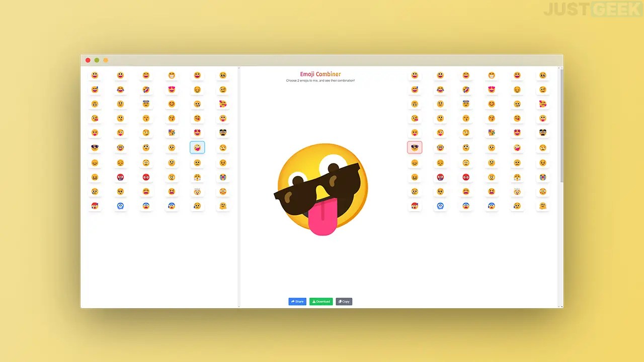 Créez des emojis originaux en combinant deux emojis