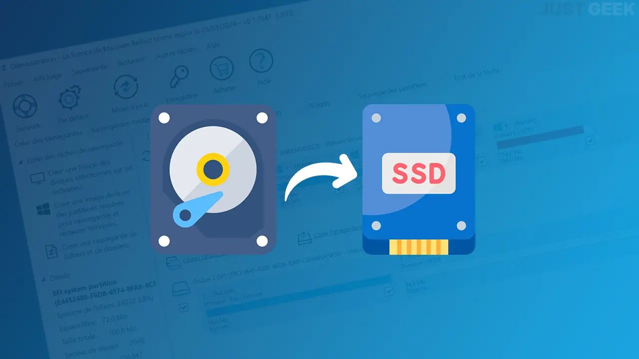 Cloner un disque dur ou un SSD avec Macrium Reflect Home