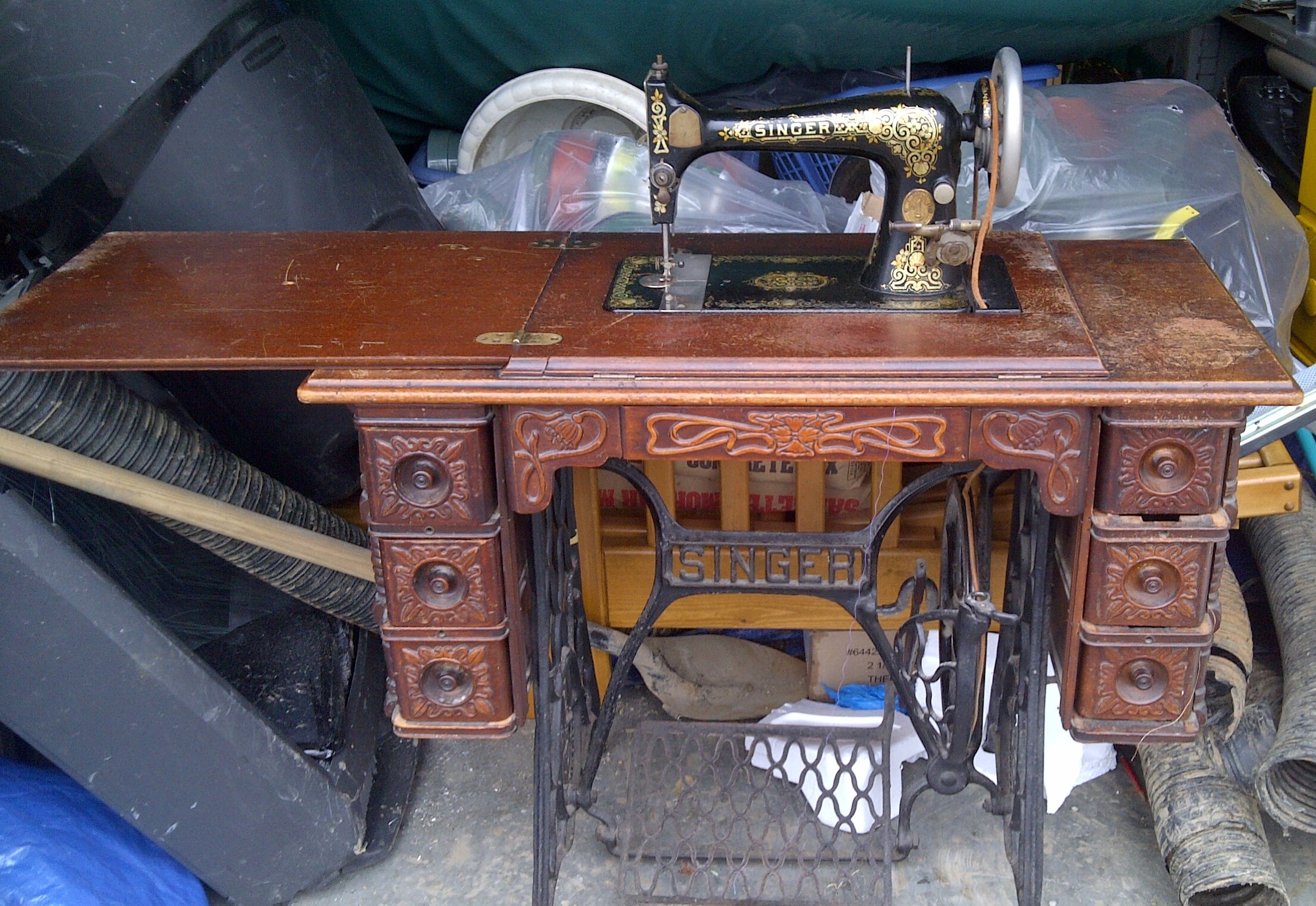 Singer Sewing Machine with A Lot of History!