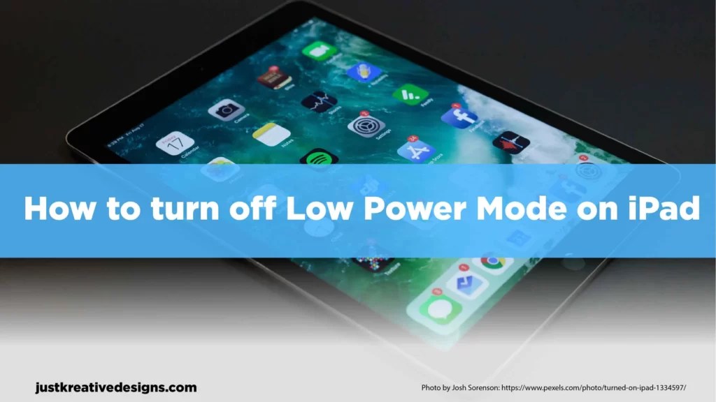 How To Turn On Low Power Mode On IPad StepbyStep Guide