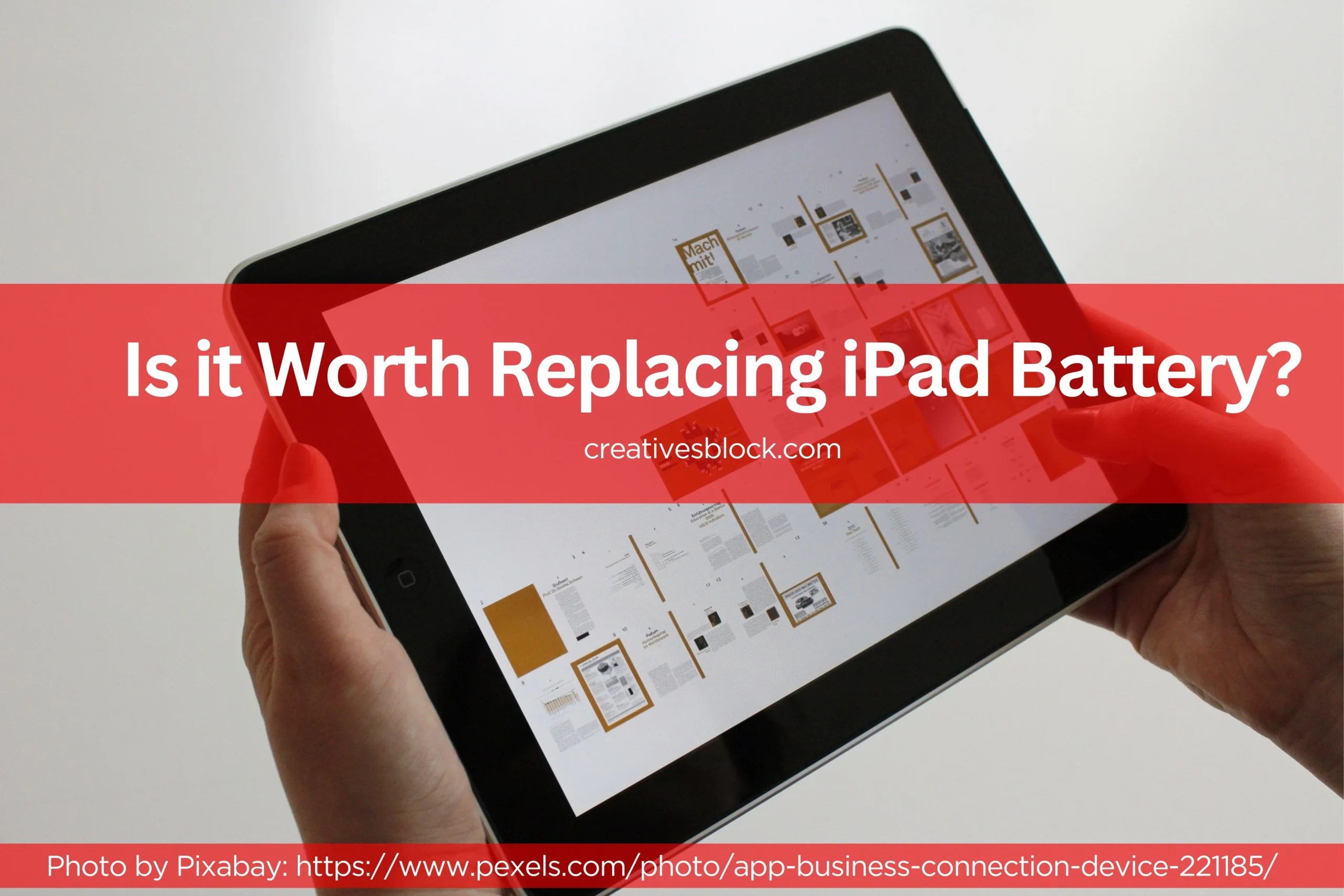 Replacing an iPad battery Is it helpful?