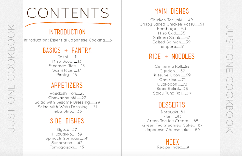 Just One Cookbook eBook Essential Japanese Recipes • Just One Cookbook
