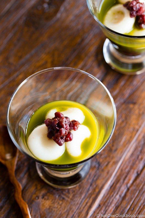 Matcha Zenzai 抹茶ぜんざい • Just One Cookbook