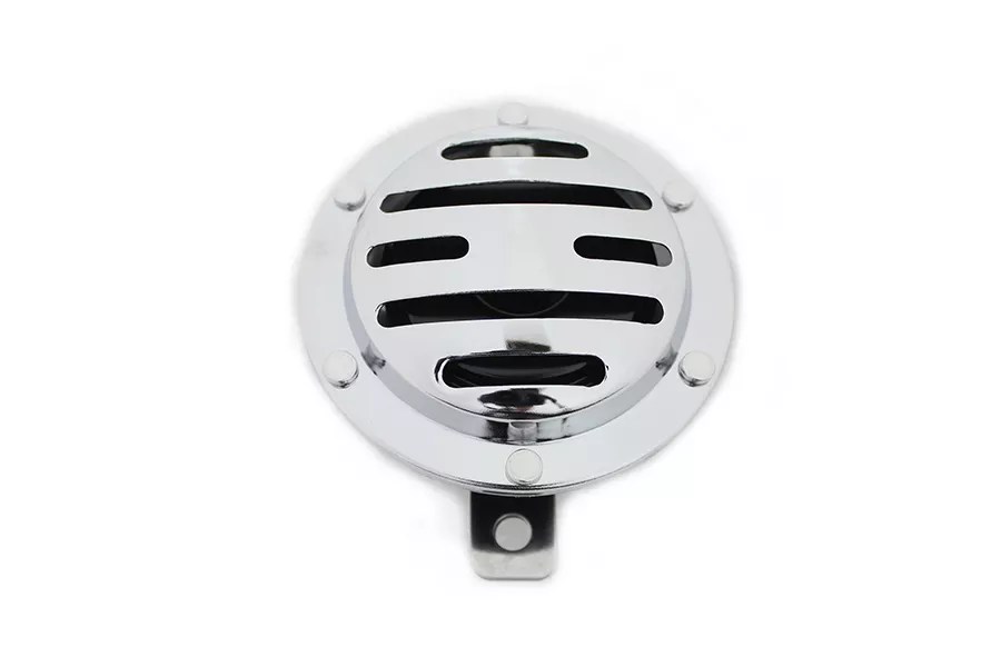 Slotted Style 12 Volt Horn Chrome